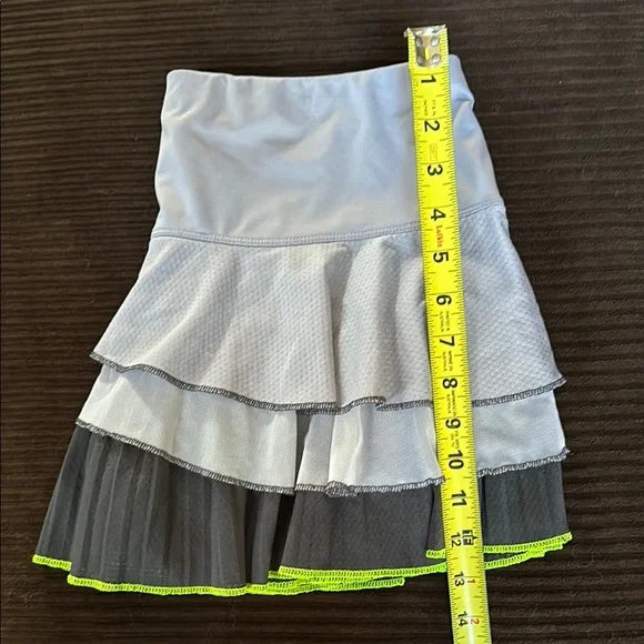 Lucky in Love Multicolor Layered Women's Tennis Skirt Size 12 - Picture 5 of 6